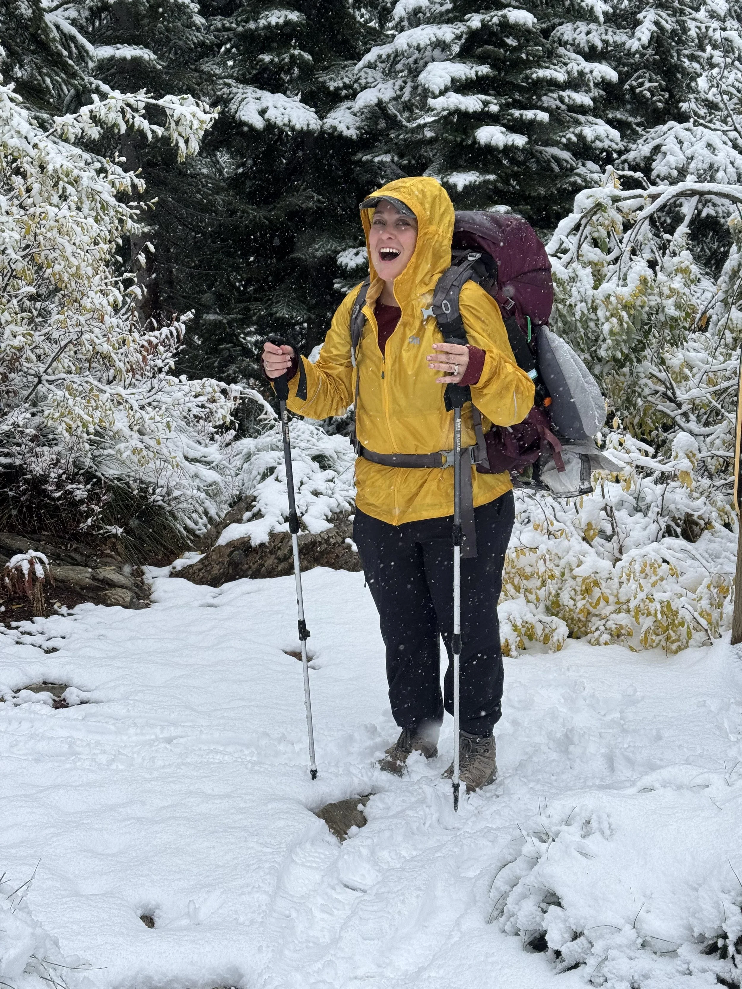 HeartLakeCleanup_WomenWhoExplore_MelissaInTheSnow_10_12_2025.jpg