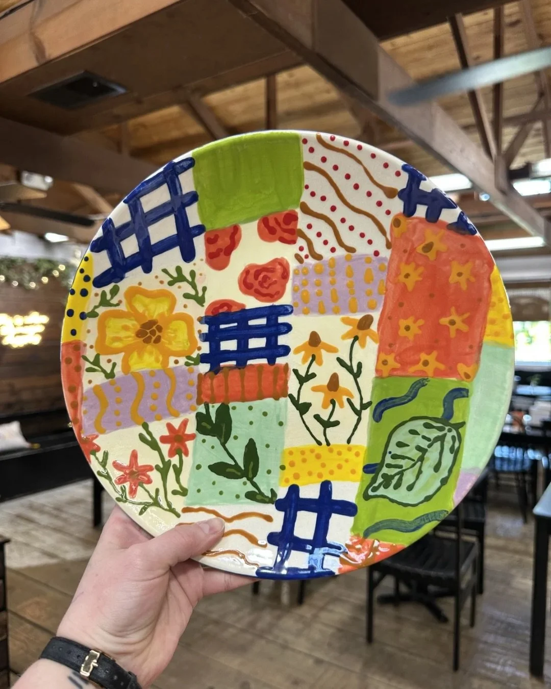 Patchwork pottery is trending and we&rsquo;re so here for it!

These pieces all have their own unique twist on a patchwork designs! We love a trend where more is more 🎨❤️

#patchwork #potteryideas #paintingpottery #potterylover