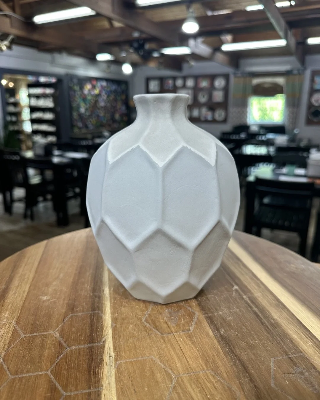 Before and After 🎨

It&rsquo;s always so cool to see how our specialty glazes change once they&rsquo;re fired! This went from gray and chalky to shiny and green! 

We used 2 of our new specialty glazes to create this piece, and it&rsquo;s so easy li
