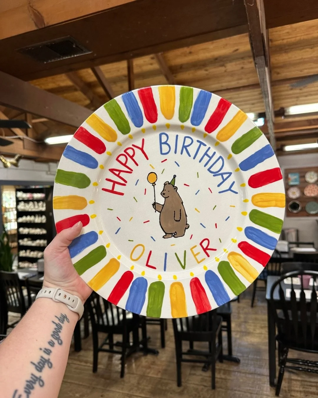This is your sign to paint a one of a kind birthday plate that will last a lifetime 🎉🎂🎨

Save this post for inspo! 

#birthdayplate #diybirthdayplate #potteryplate #potterypainting