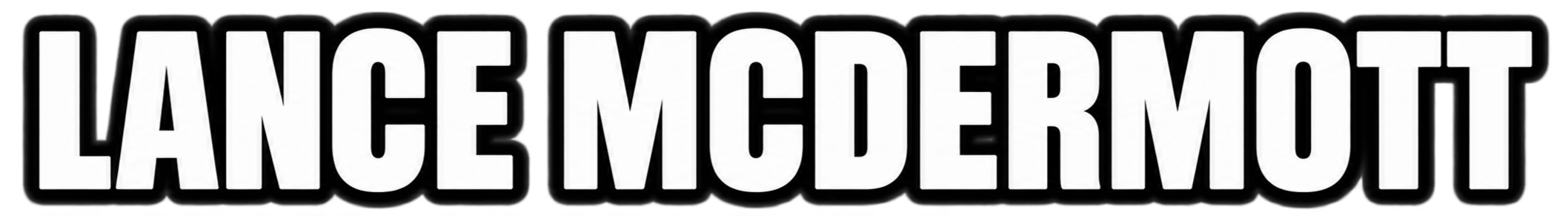 Text image with large black background and white text that reads: "LANCE MUJERMOT".