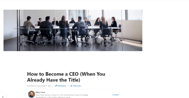 How to Become a CEO (When You Already Have the Title)