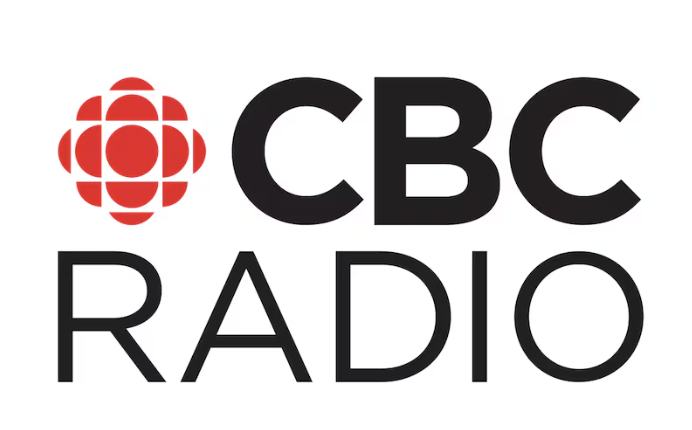 CBC Radio logo featuring a red CBC emblem and black text that says CBC Radio.
