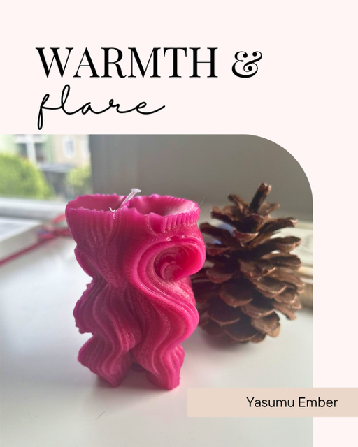 Swirls of Flare Candle