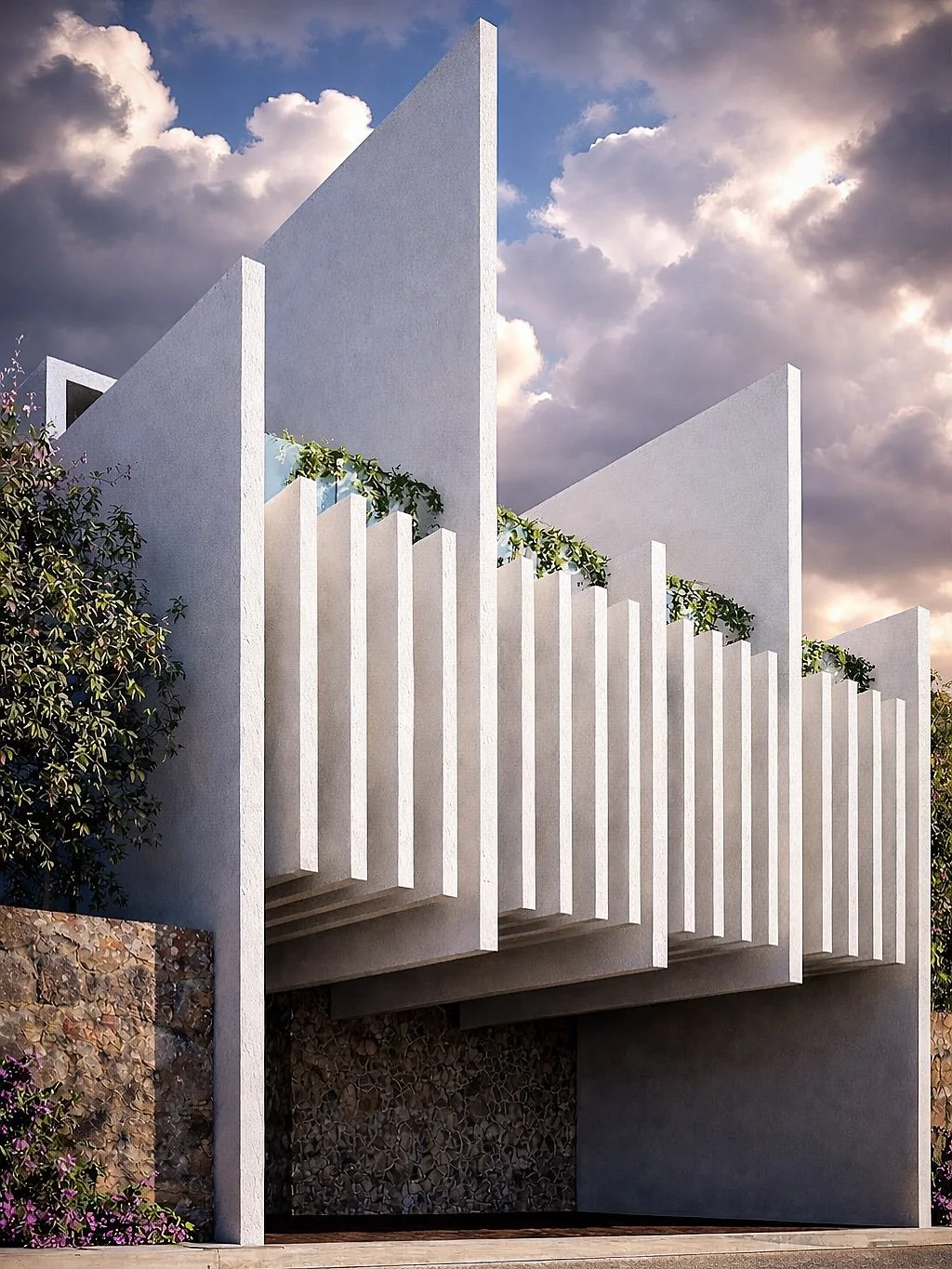 Solid Melody // Apartment Complex in Mexico City // #architecture #design #housedesing #arquitetura #dise&ntilde;o