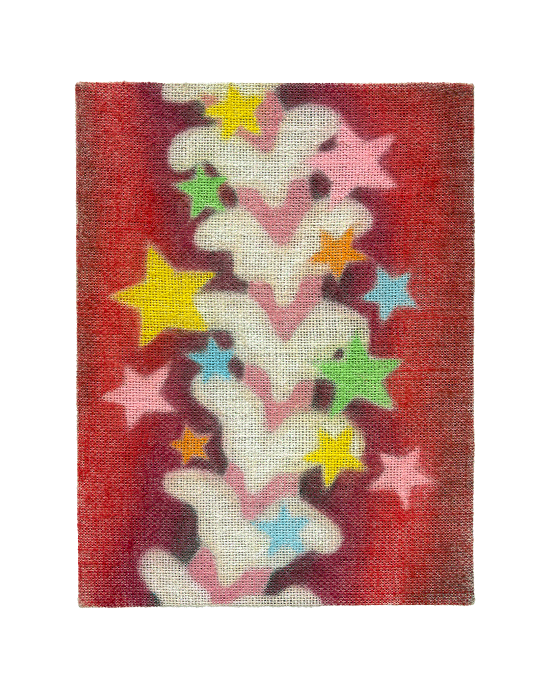Crepitus | 
2026 | 
Soft pastel on burlap | 
9 x 12 inches | 
900 USD