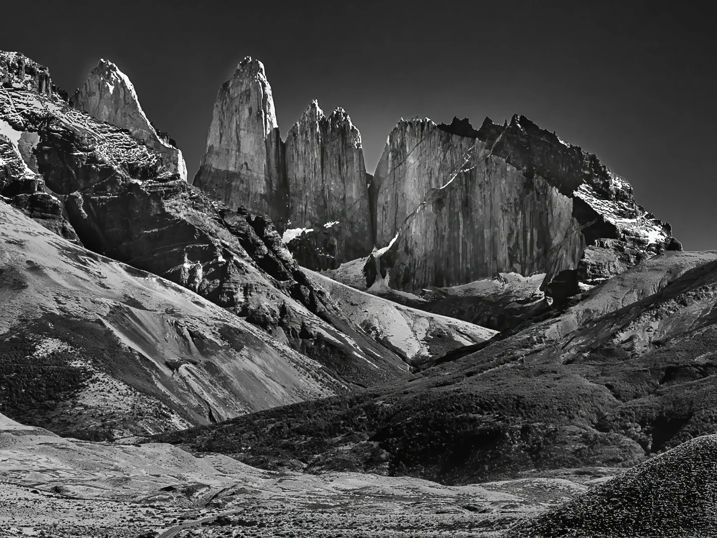 Torres del Paine (granite towers that are the park's namesake)
