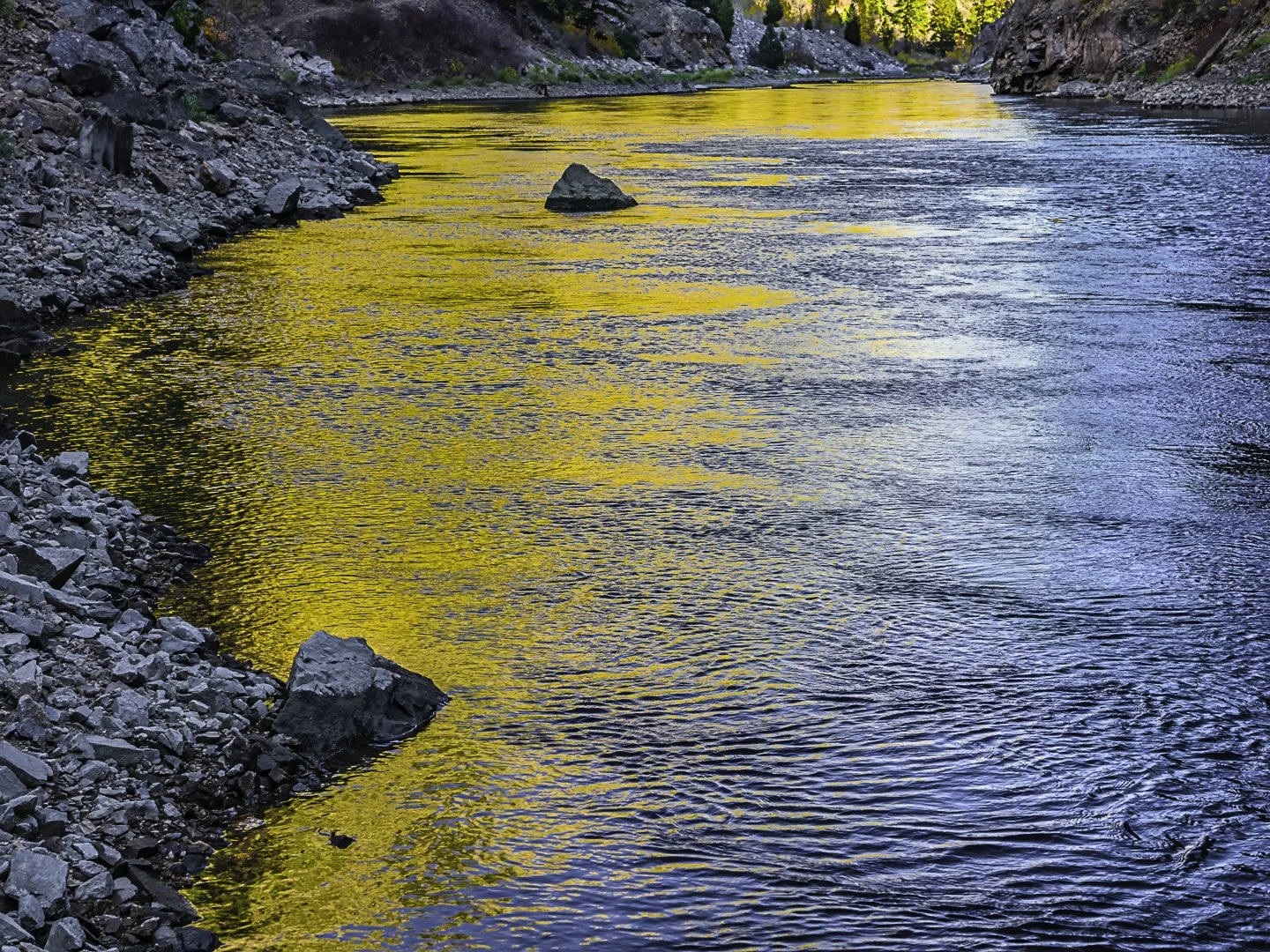 Gunnison River below Morrow Point Dam (2017)