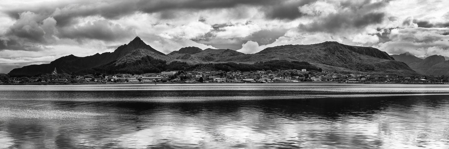 Town of Leknes -- Lofoten islands