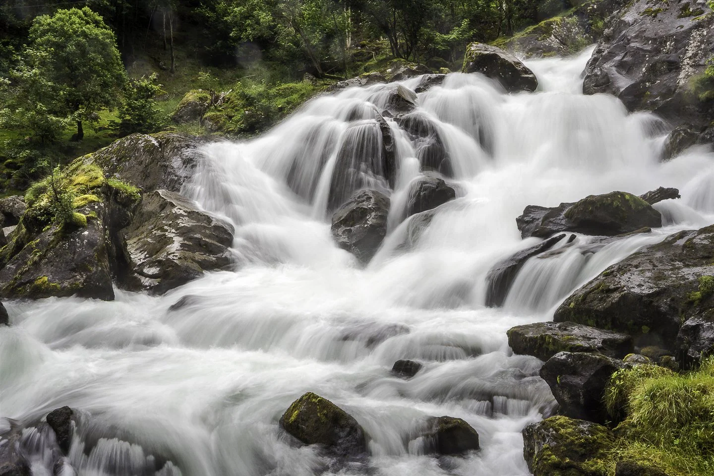 Falls on Geirangelva River
