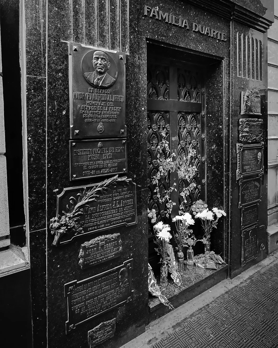 Evita's grave, La Recoleta Cemetary, Buenos Aires, Argentina
