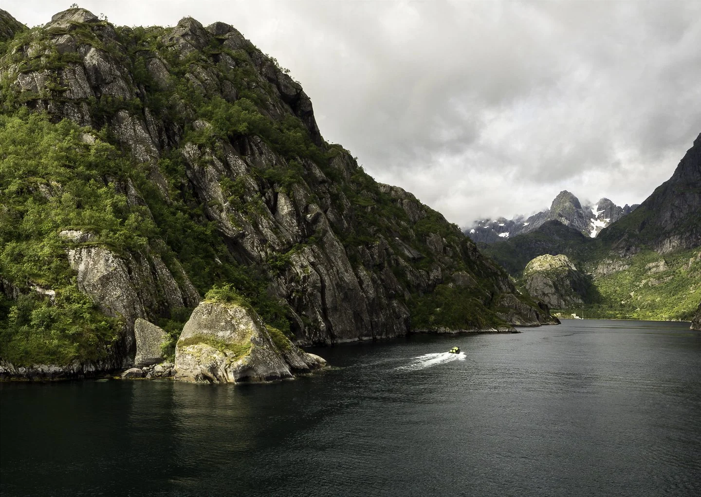 Entering Trollfjord
