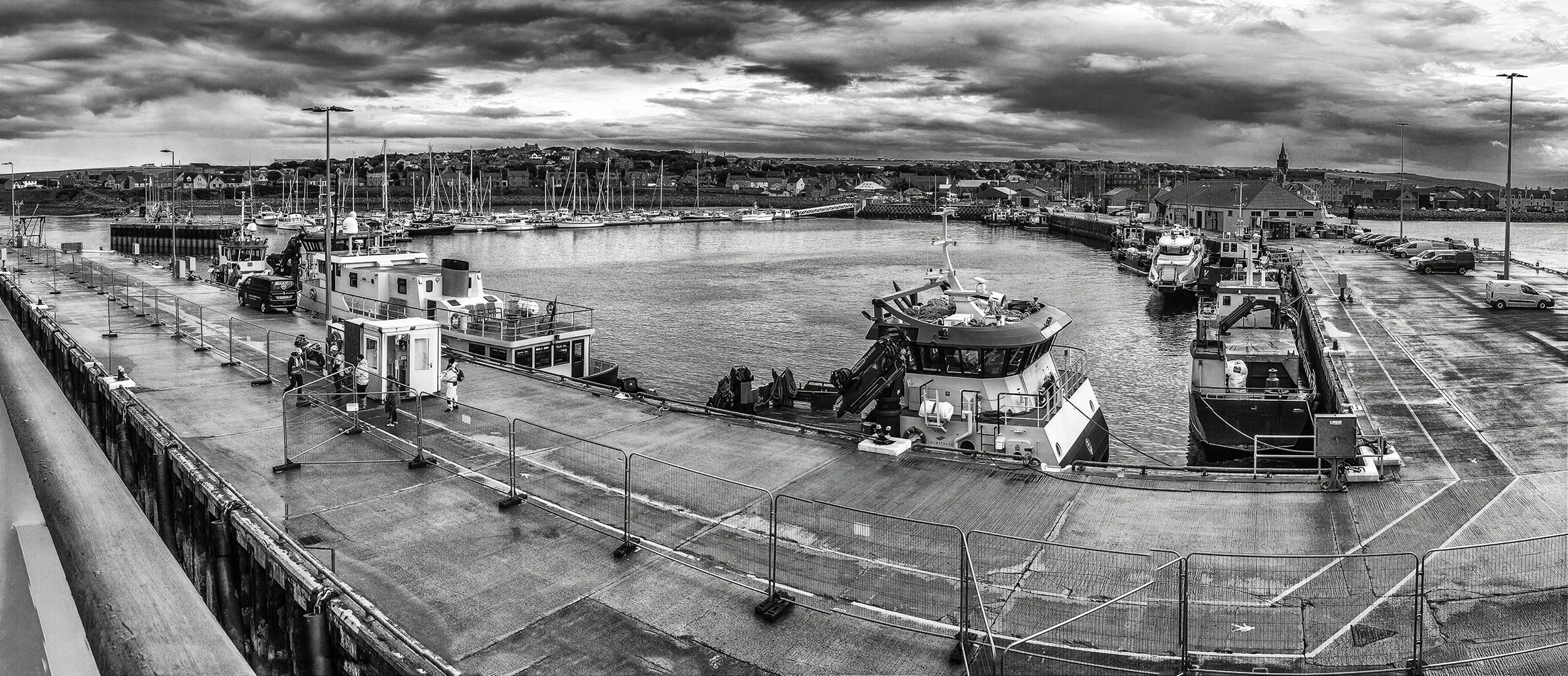 Harbor at Kirkwall from MV Corinthian