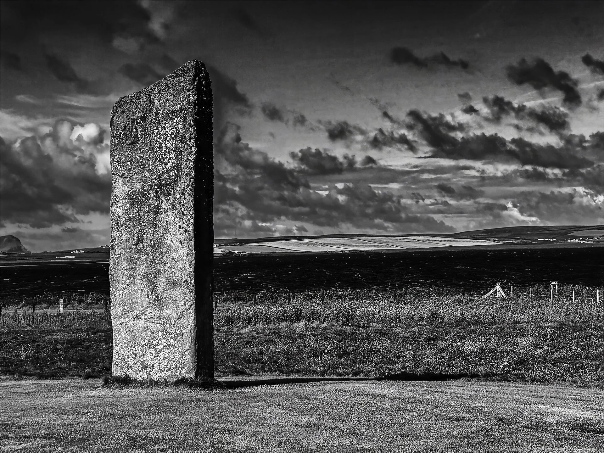 Standing Stones of Stenness (Original photo by Betty Brickson)