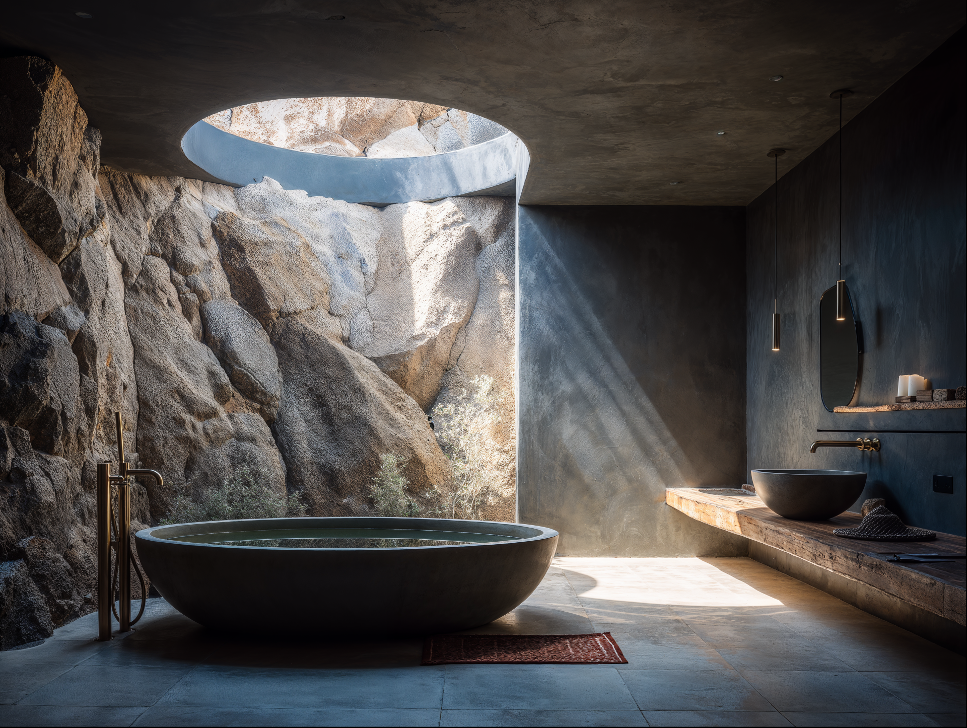 Basalt Monolith House, Bathroom.png