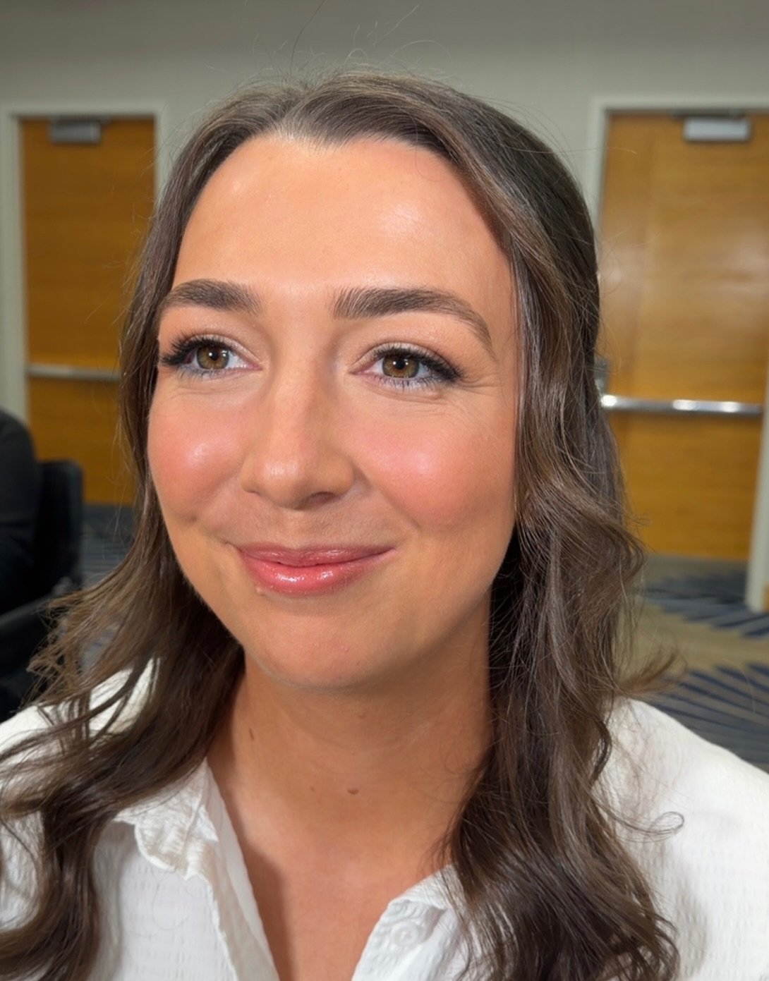 Not enough creative juices flowing today for a fun reel, just a really pretty bride as a static post to grace your feeds. 🩵

Super fresh faced with a subtle, fun pop of baby blue on the lower lash line as a homage to her favorite color. 

I don&rsqu
