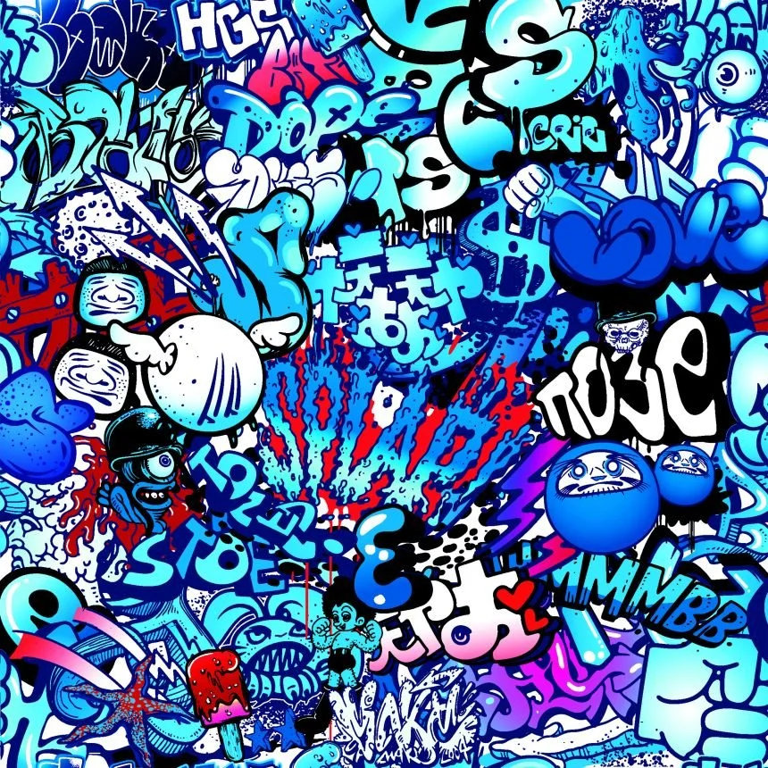Street Graffiti Bue
