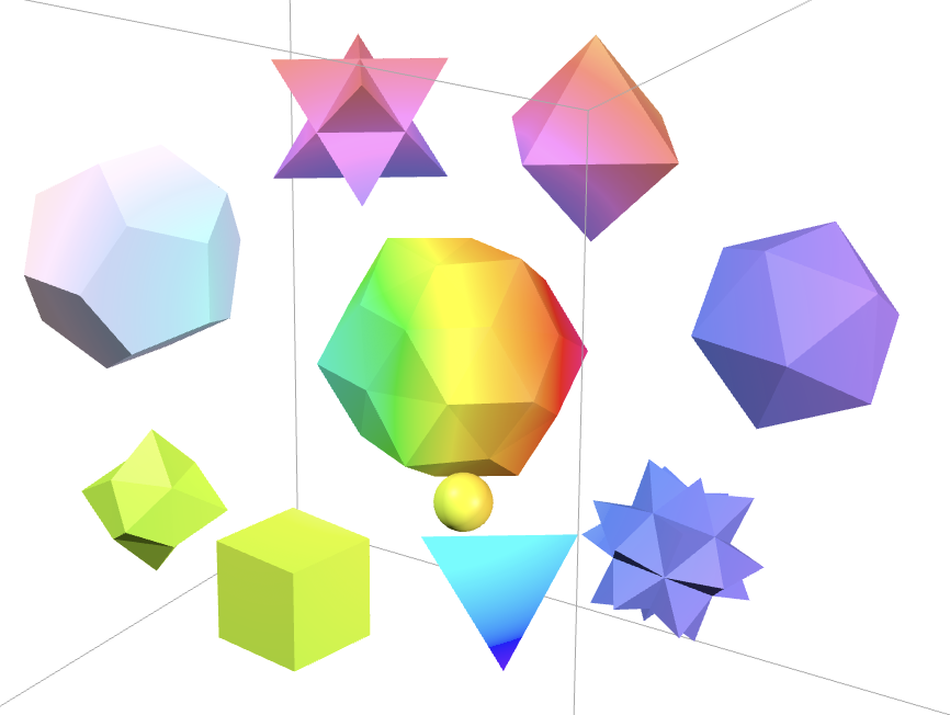 梦幻中的几何体 - "Geometric Forms in a Dream"