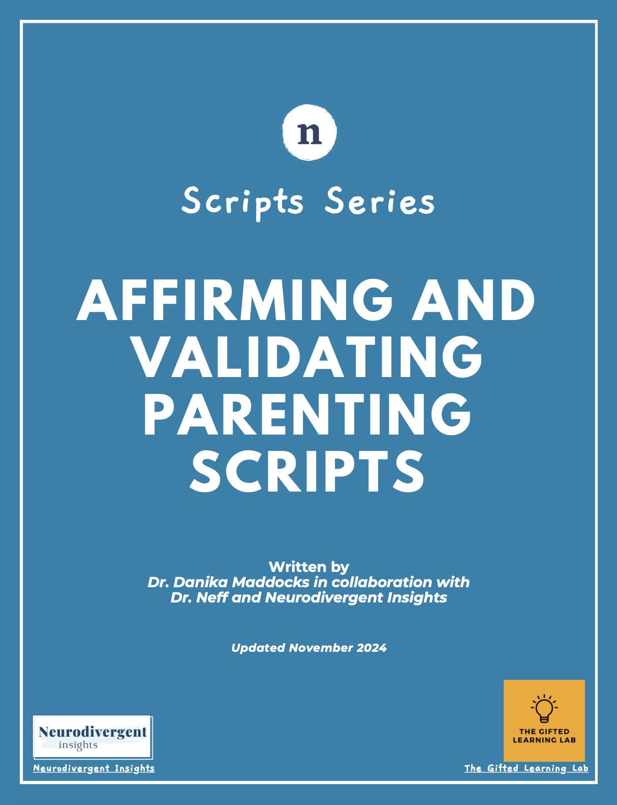 Affirming and Validating Parenting Scripts - Neurodivergent Insights - Dr. Megan Anna Neff