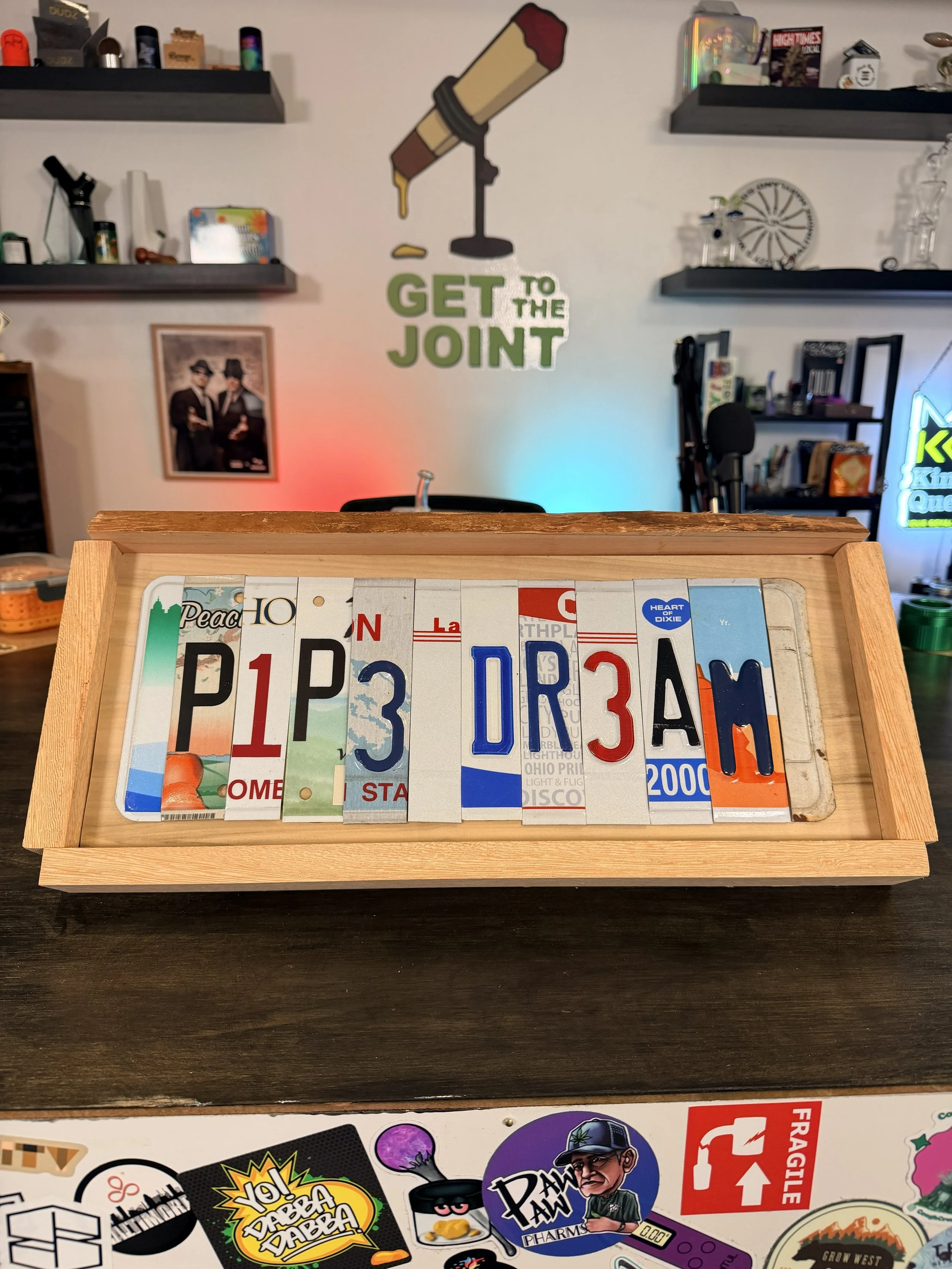 Pipe Dream - License Plate Art