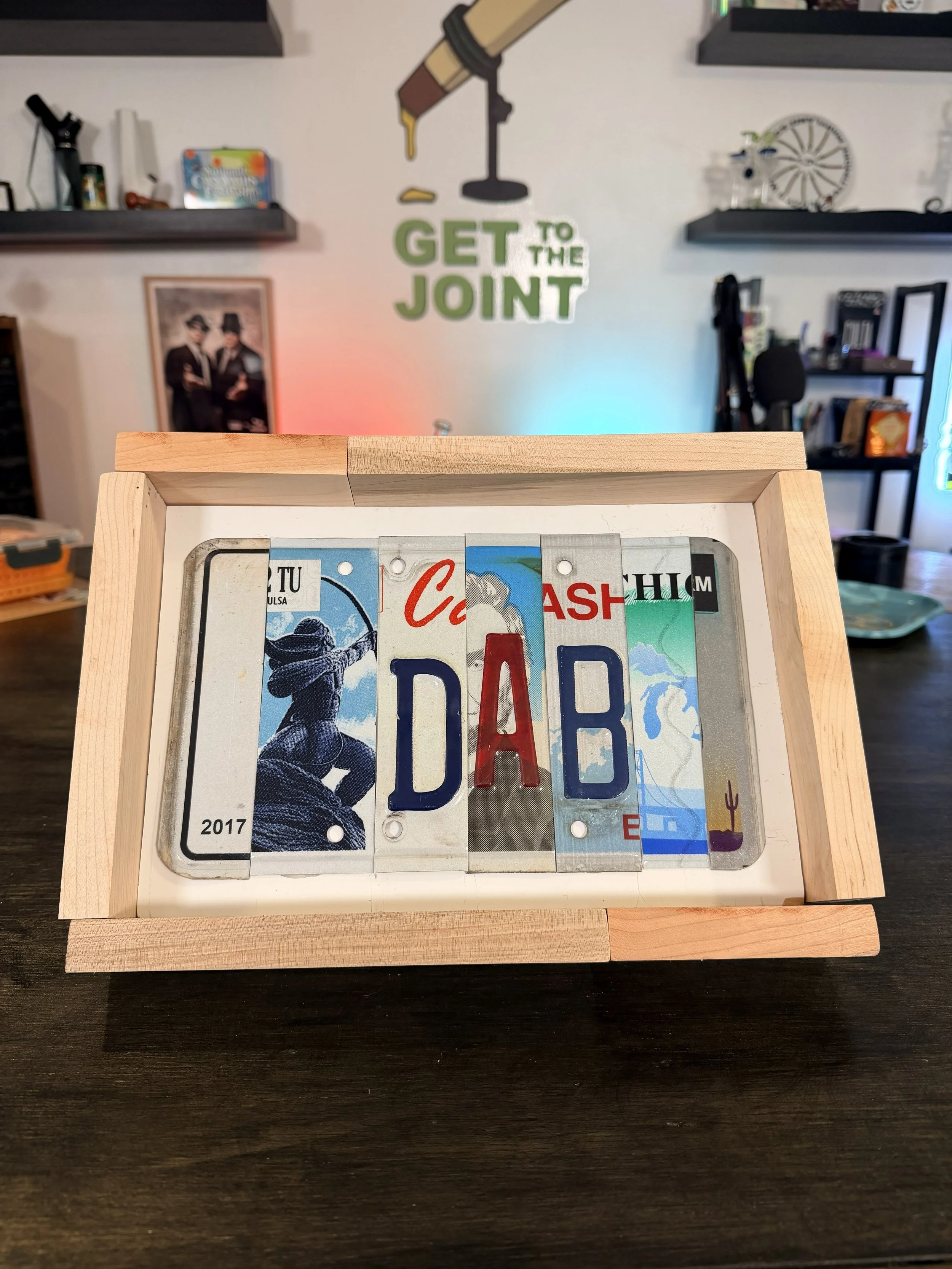 Dab (#3) - License Plate Art