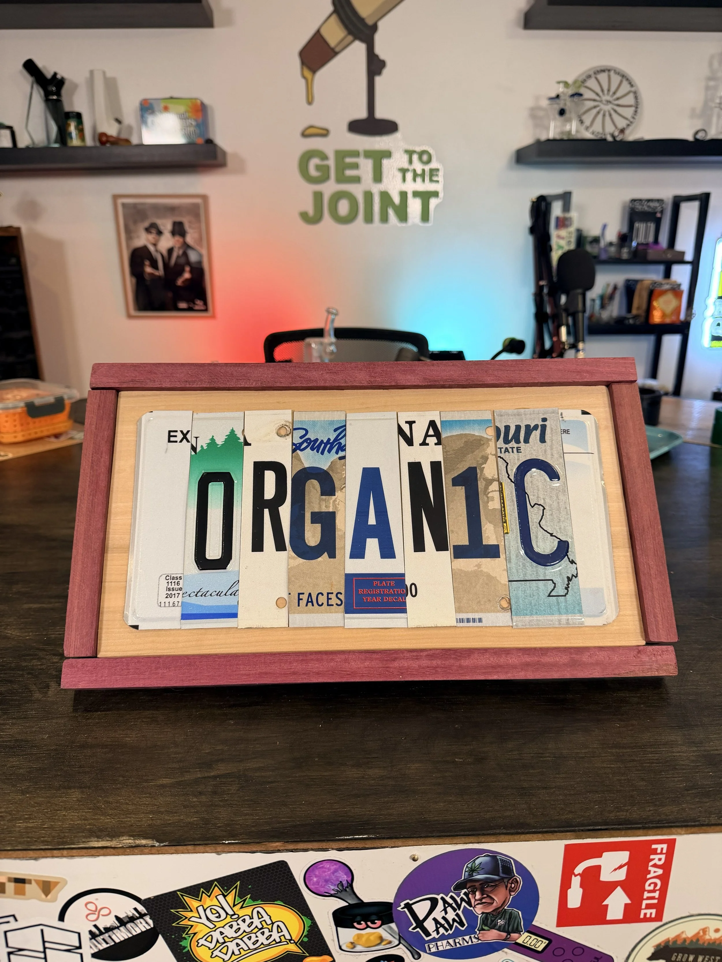 Organic - License Plate Art