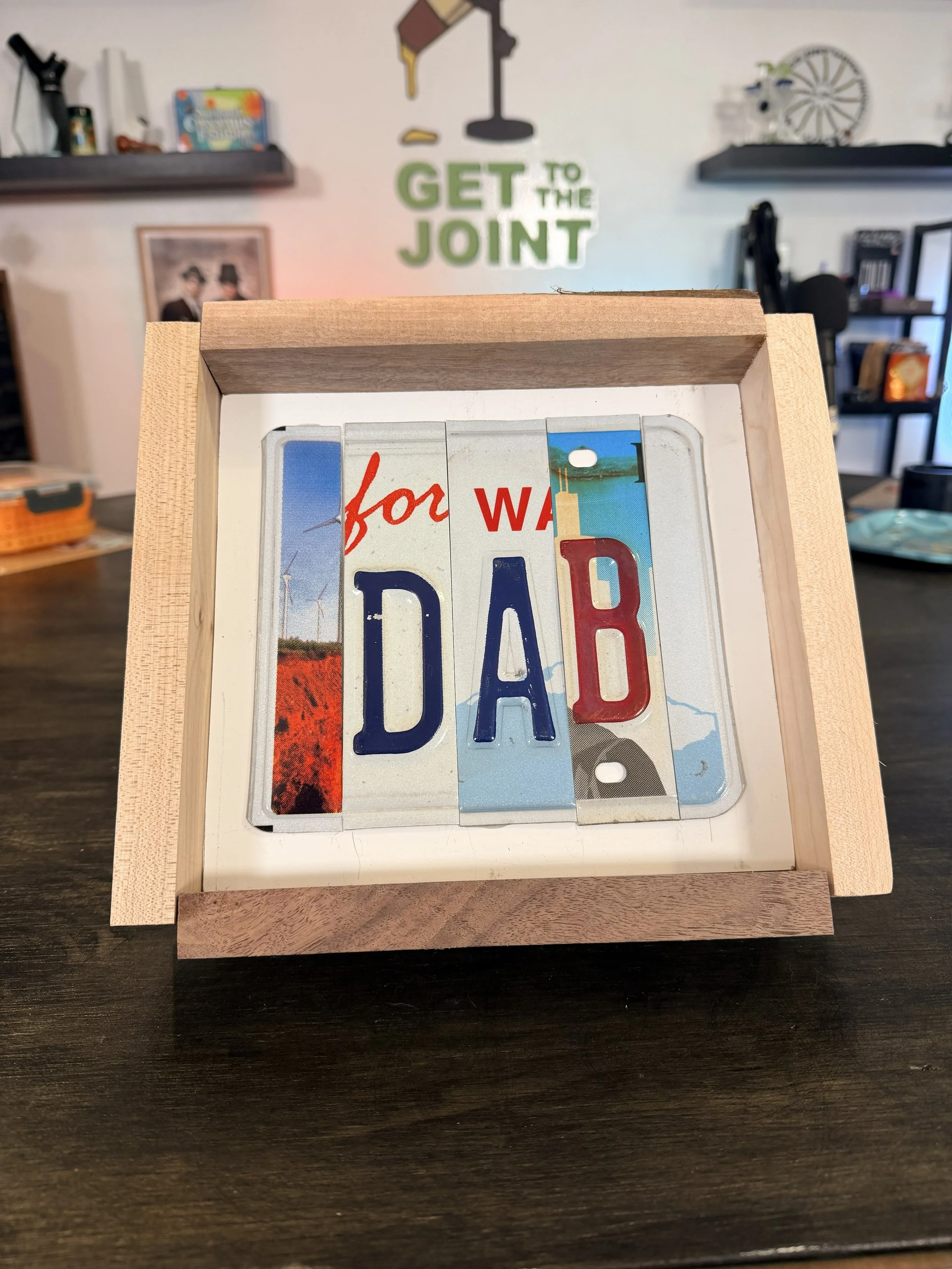 Dab (#1) - License Plate Art
