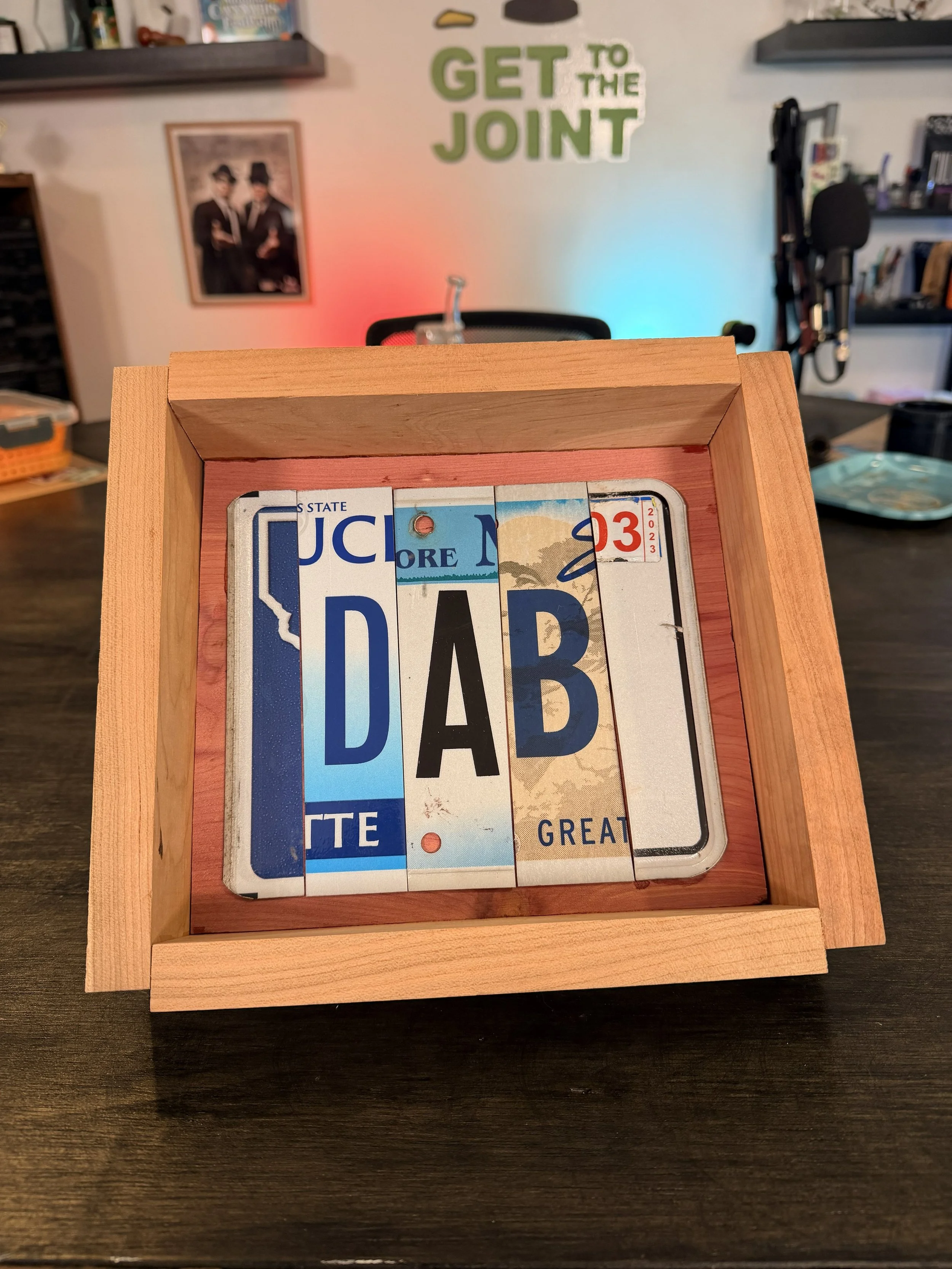 Dab (#2) - License Plate Art