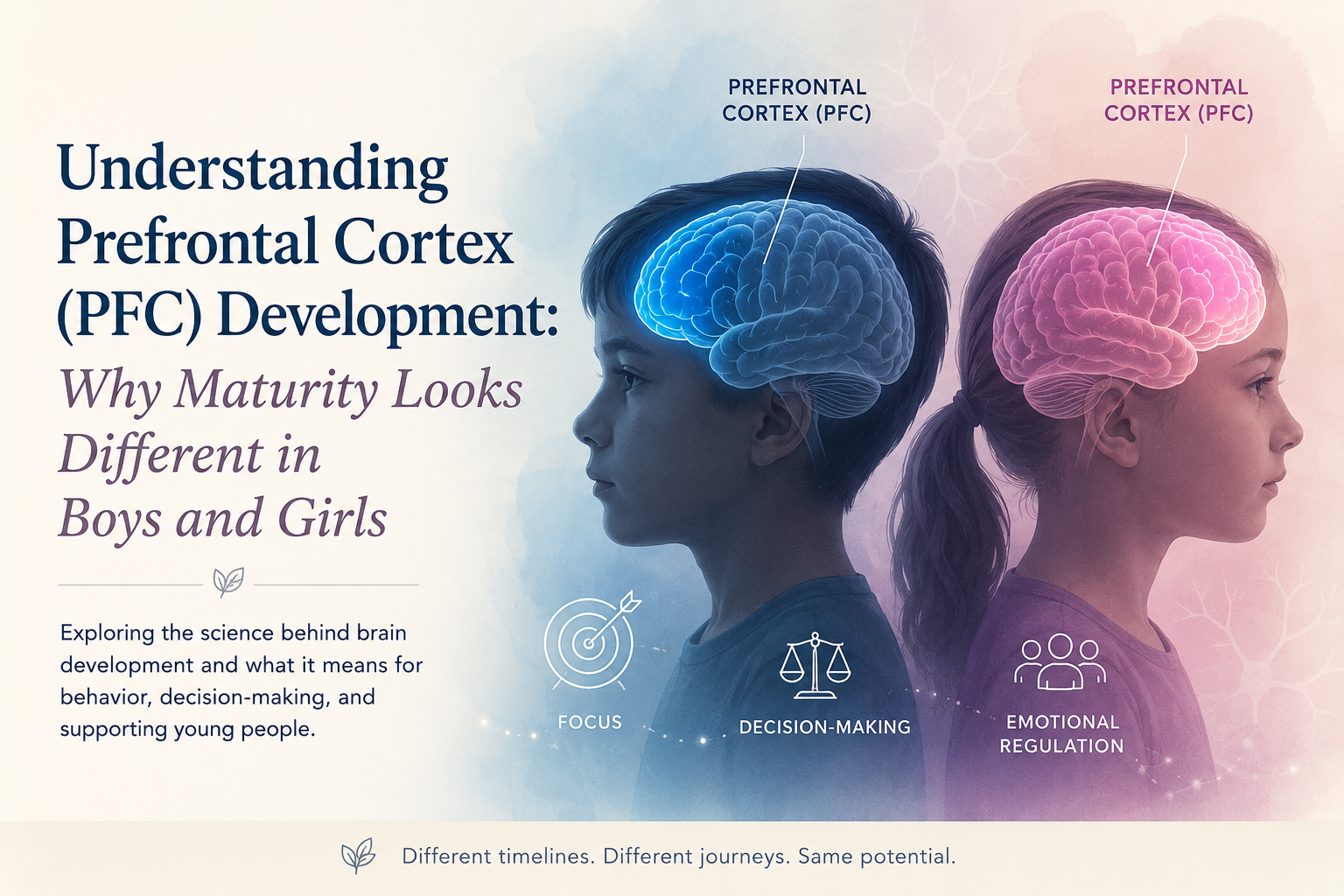 Understanding Prefrontal Cortex (PFC) Development: Why Maturity Looks Different in Boys and Girls