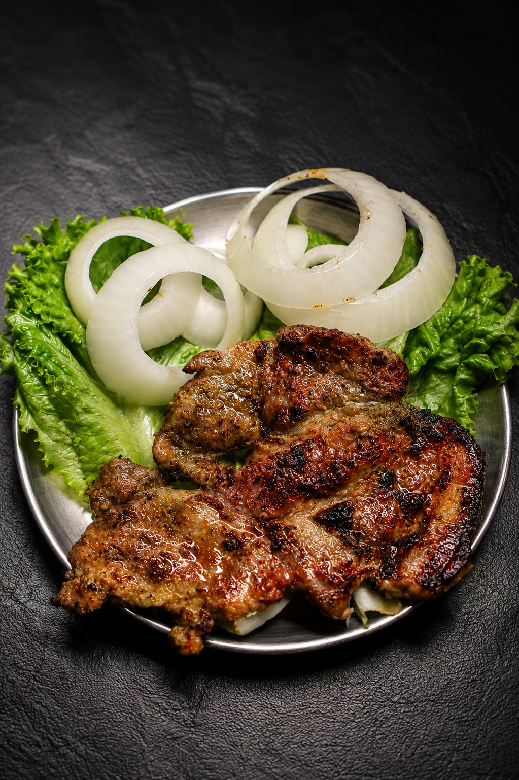 Garlic Pork Steak Take-Out Special