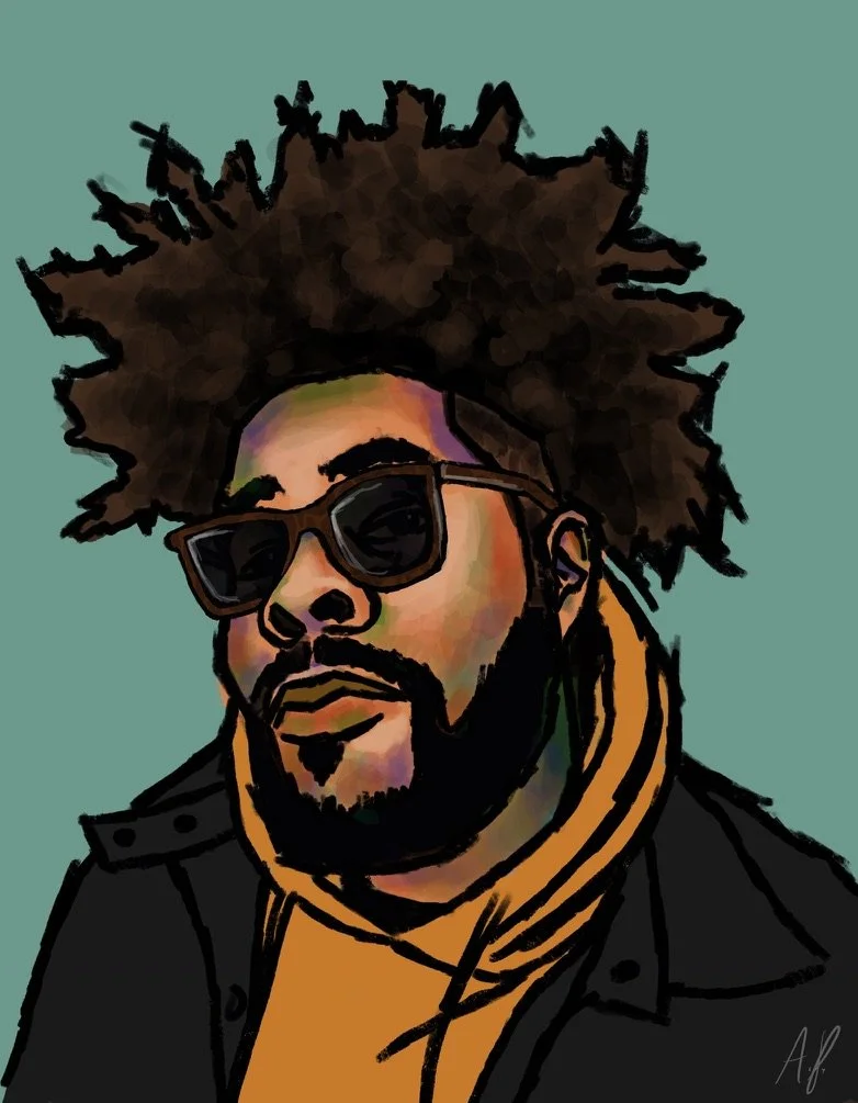 Malcolm Neely Sketched Profile by Arrington Porter