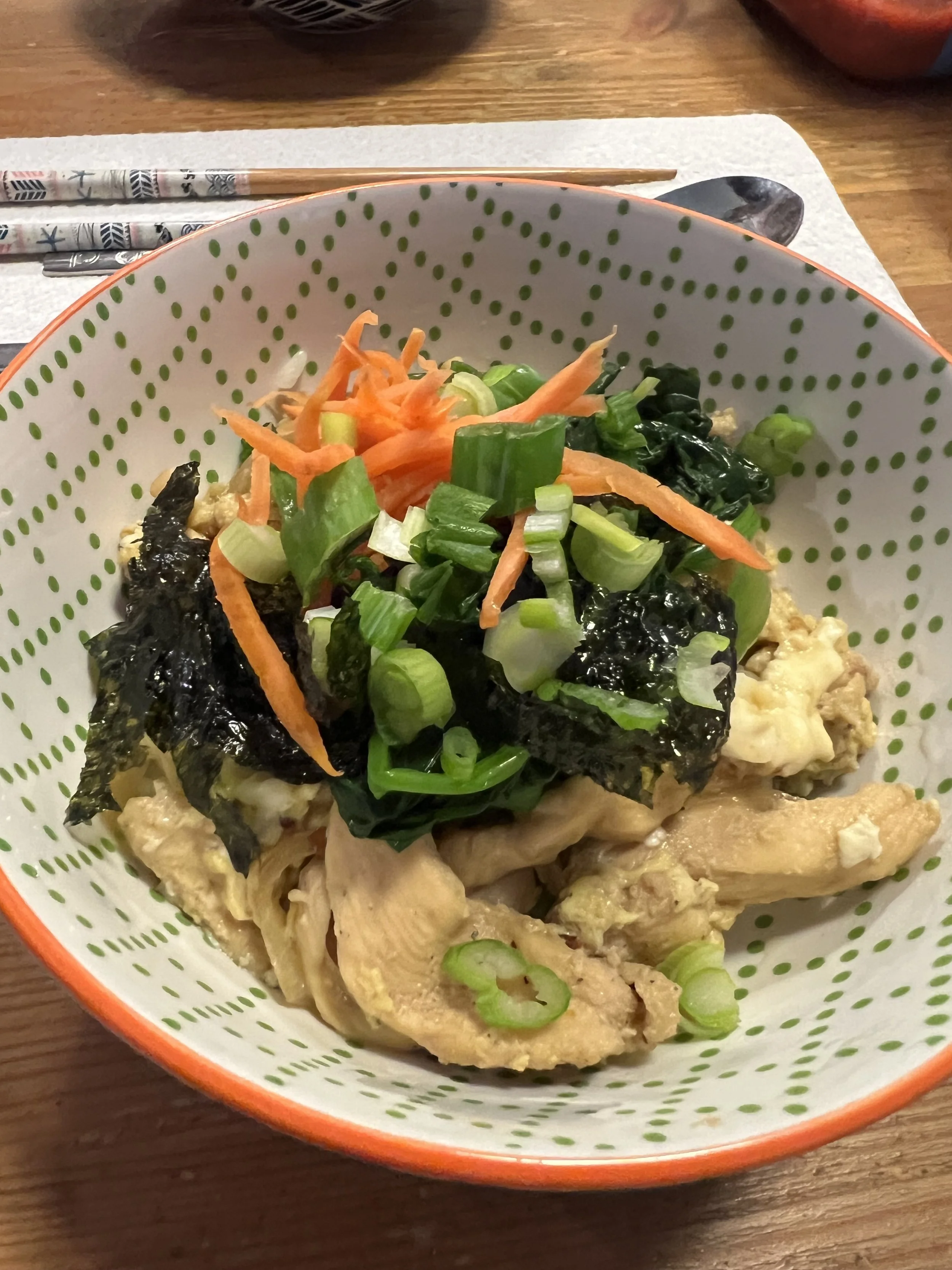 Small Steps, Big FLAVORS… making chicken DONburi (oyakodon)