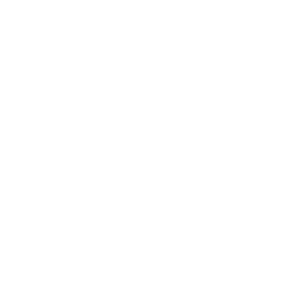 Line drawing of a vase with two large monstera leaves on a black background.