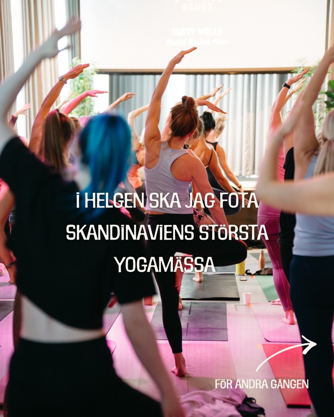 Ser v&auml;ldigt mycket fram emot imorgon d&aring; jag ska fota @yogagames igen - denna g&aring;ng i G&ouml;teborg!

Ses vi d&auml;r?🌞