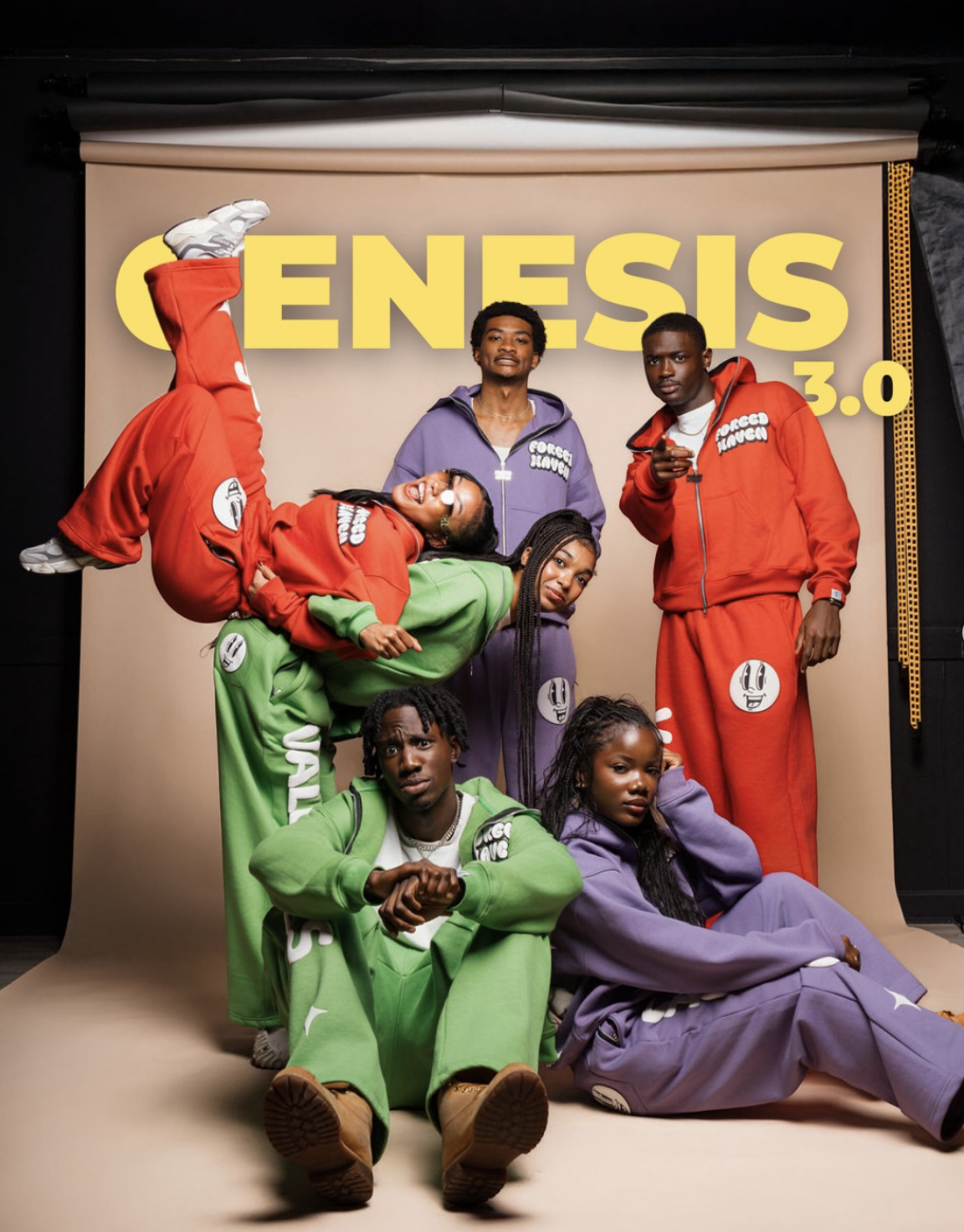 loungewear campaign photoshoot