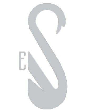 A stylized white swan with the letter E on its neck, set against a black background.