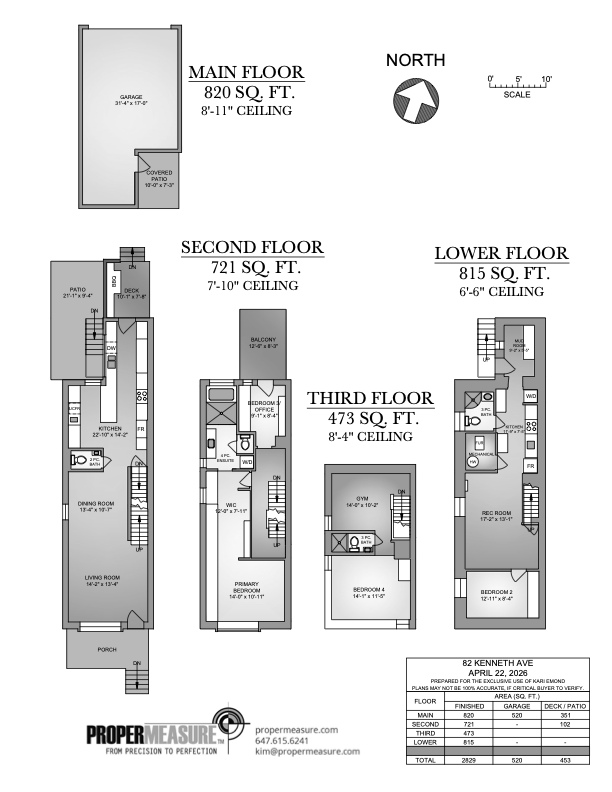 82 Kenneth Ave Plans BW.png