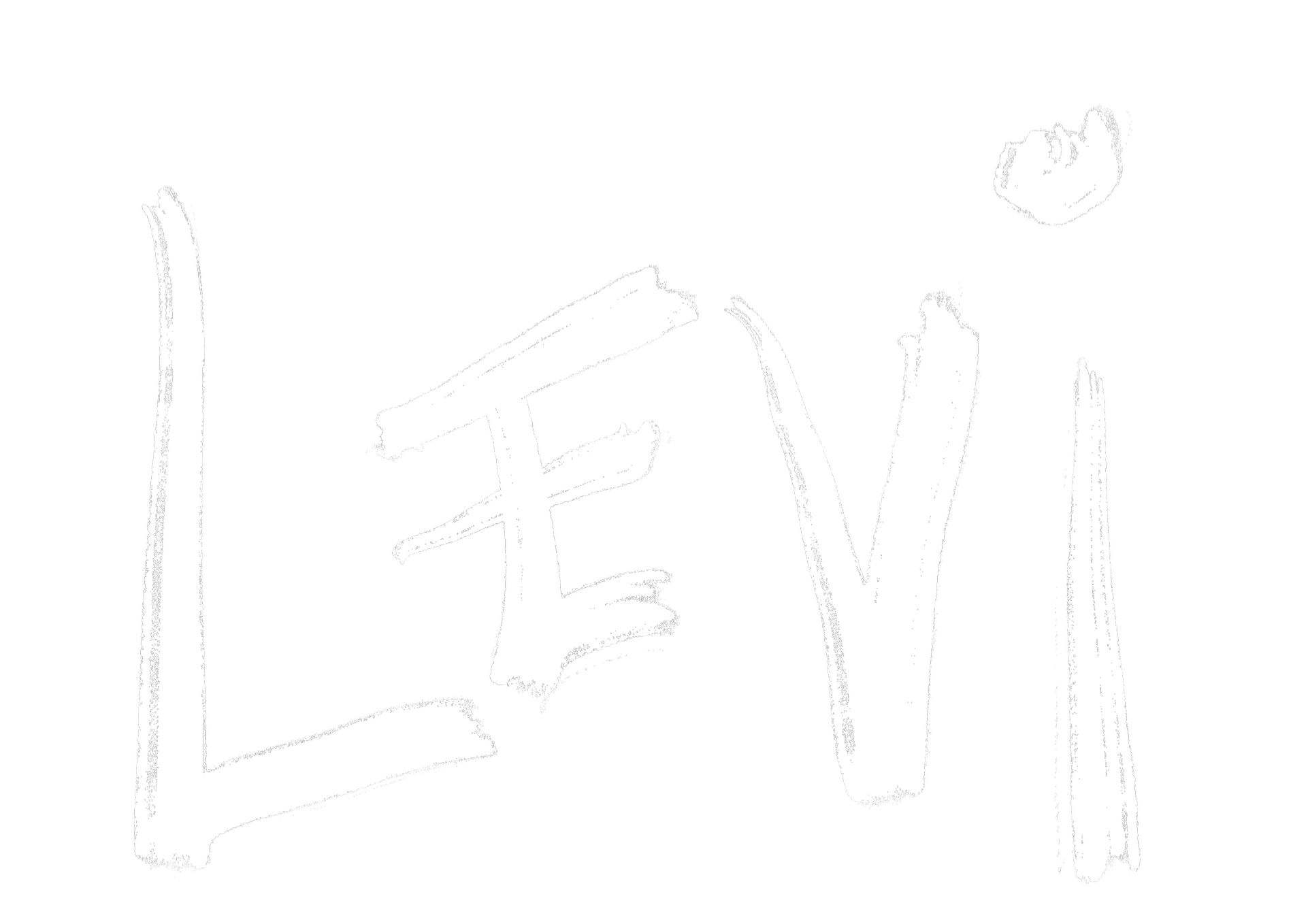 White handwritten text on a black background that says 'LOVE'