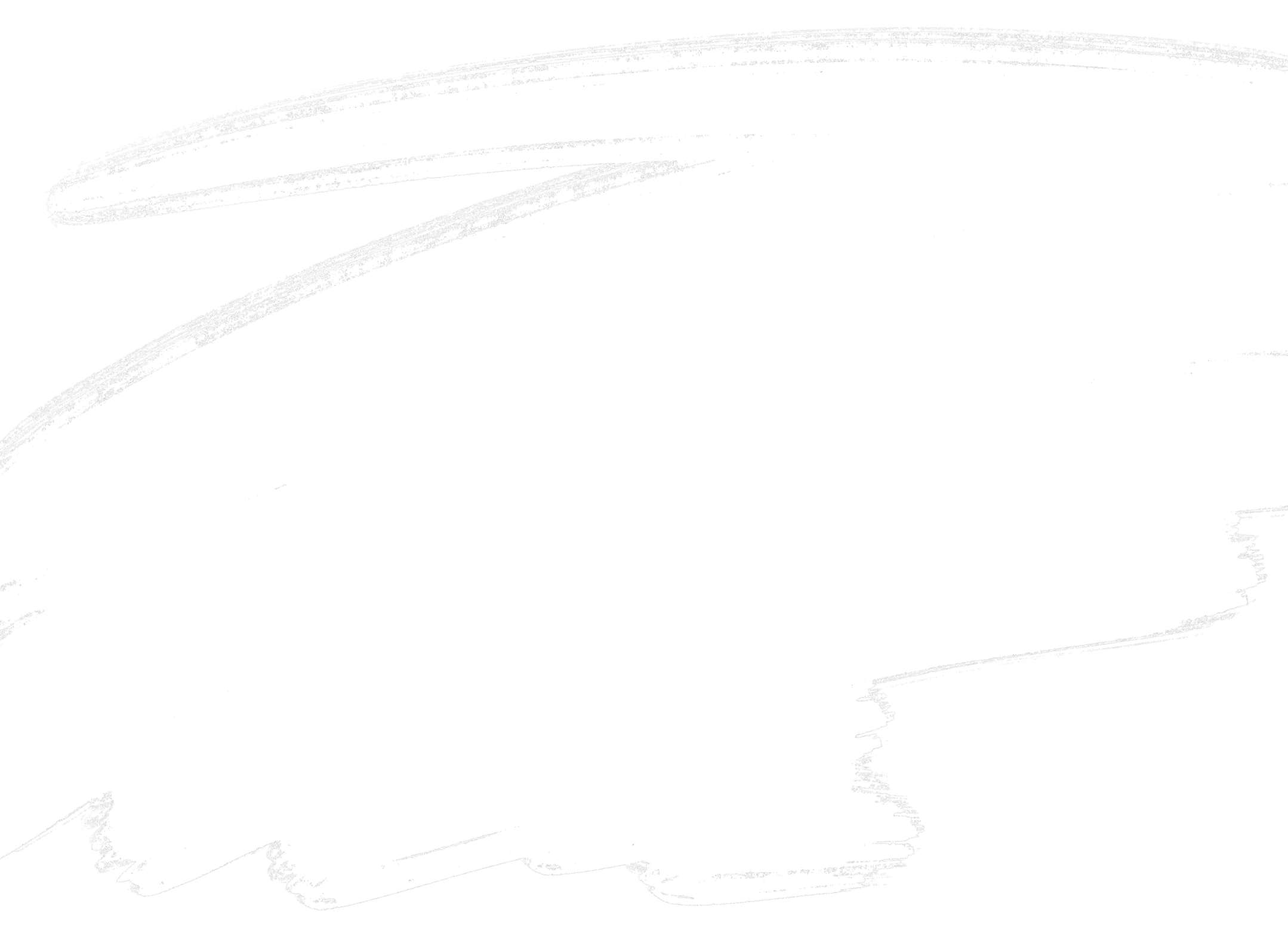 Black and white abstract brushstroke design with bold streaks.