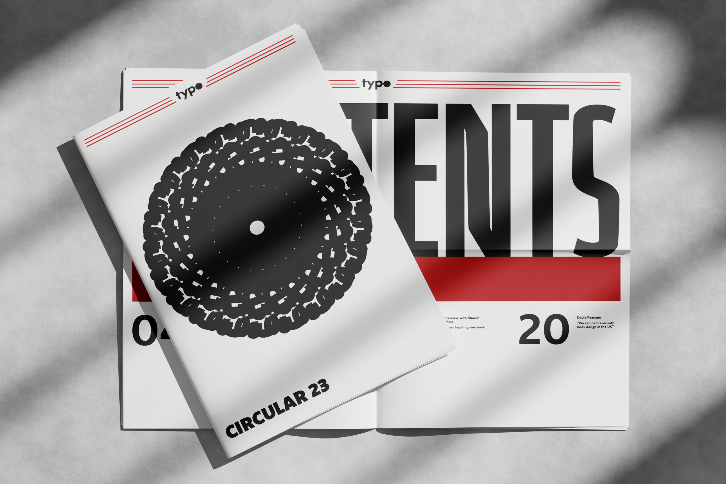 'Circular' Newspaper Design