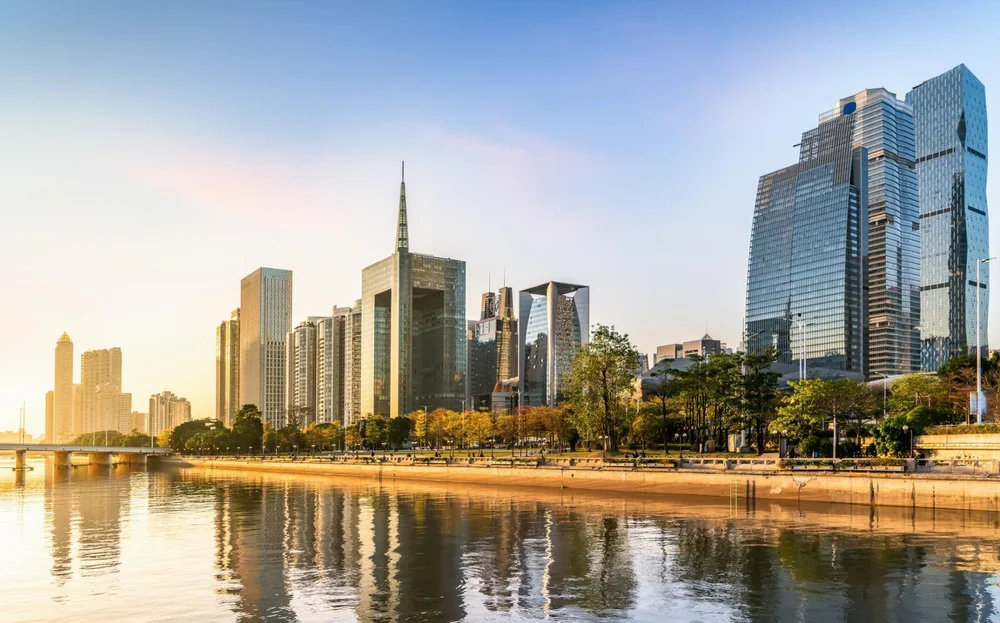 Guangzhou skyline and business district