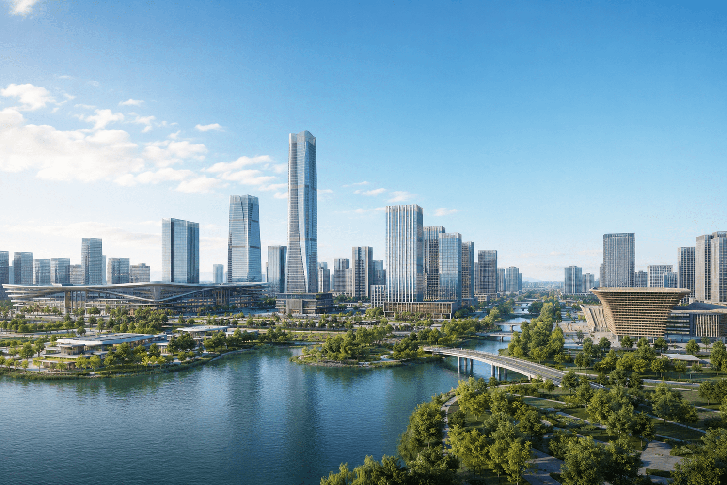 Xiongan New Area skyline