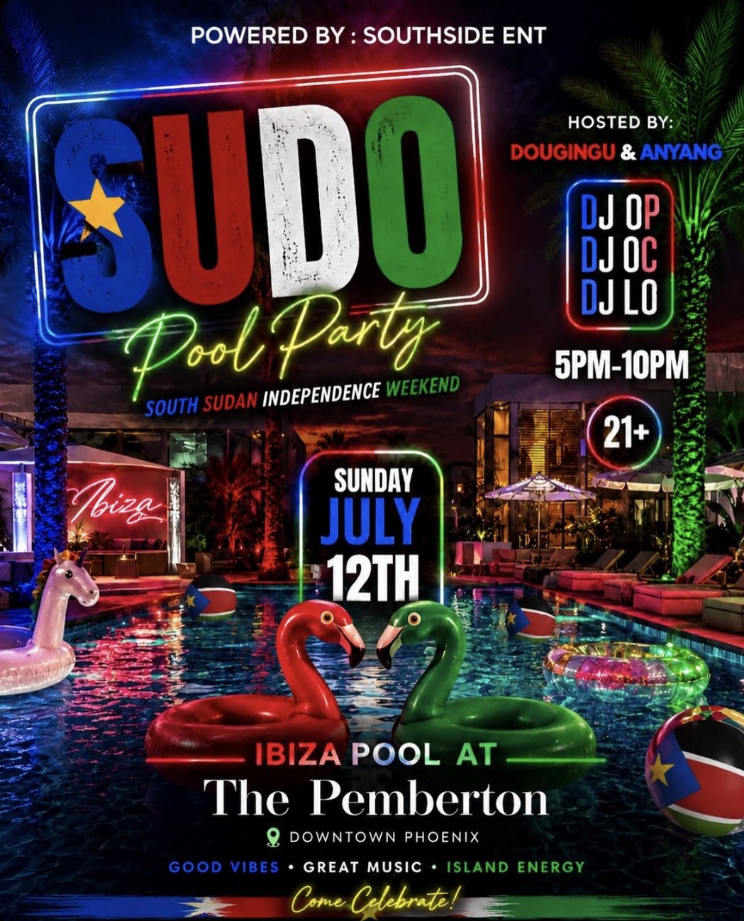 Sudanese Independence Day Pool Party 