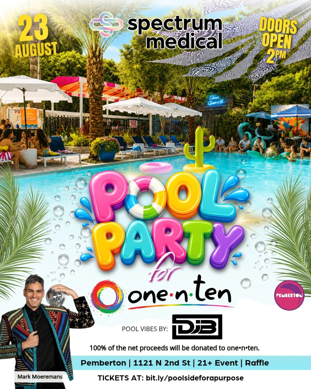 one n ten pool party