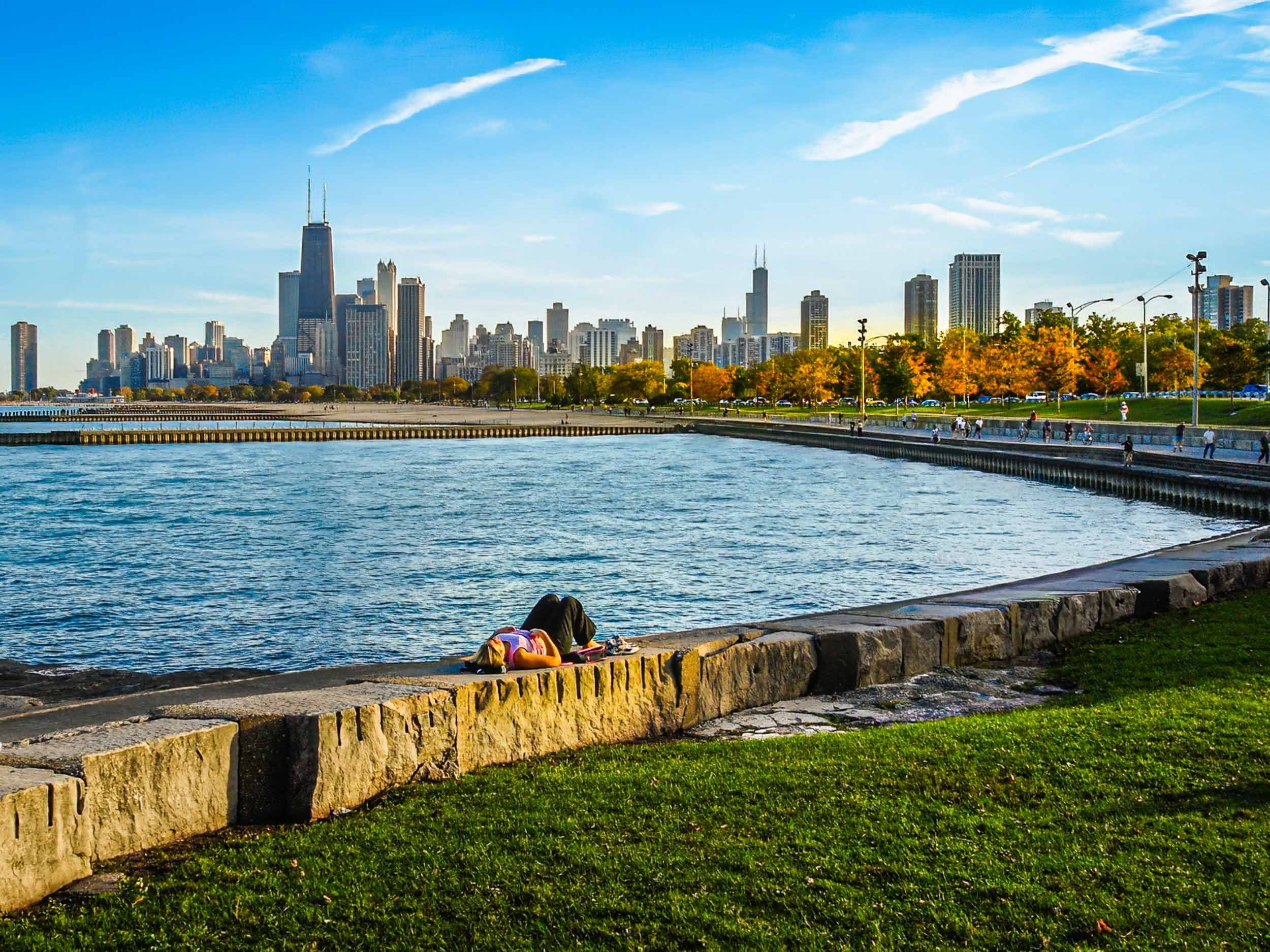 Why did I fall in love with the lakefront? A picture is worth a thousand words . . . .