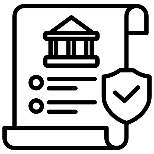 A black and white silhouette of a cat sitting.