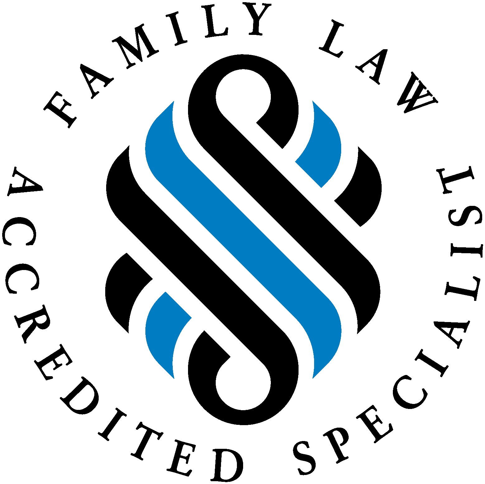 Accredited Family Law Specialist logo.