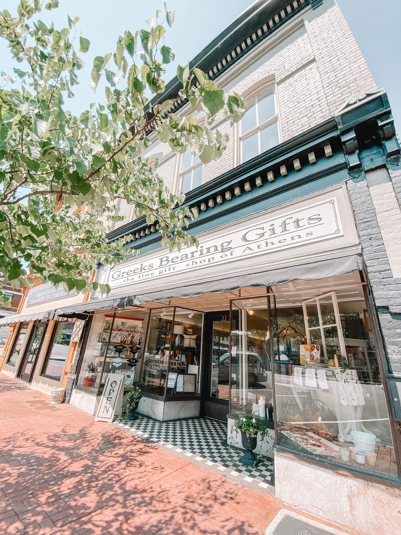 Greeks Bearing Gifts in downtown Athens offers a place to browse for a thank-you for your mom, a bridesmaid, or someone who helped bring your wedding day together.
