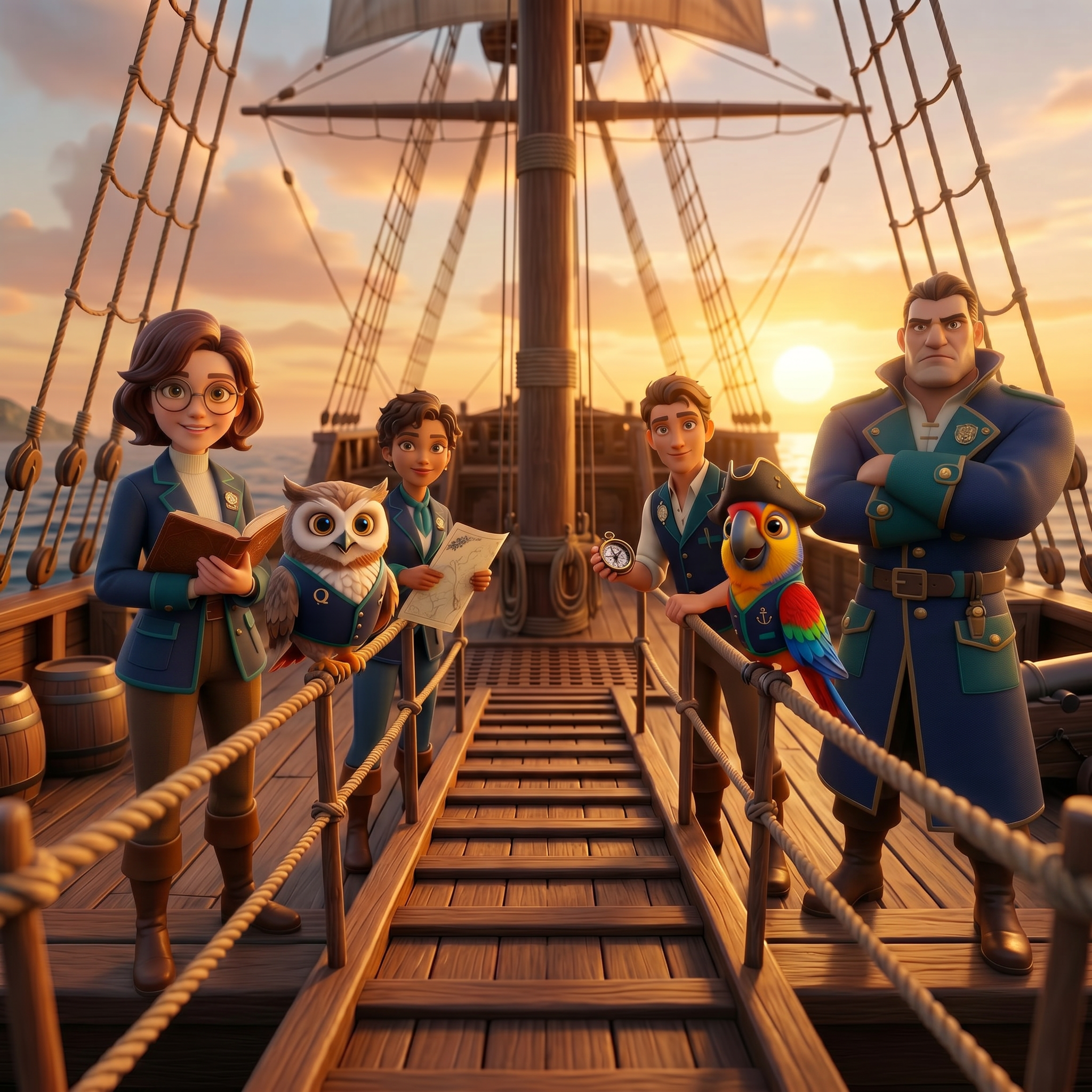 A website checkout page for a Disney fan community membership, showing options for a crew pass subscription, payment details, and a background image of a ship sailing on water with a city skyline in the distance.