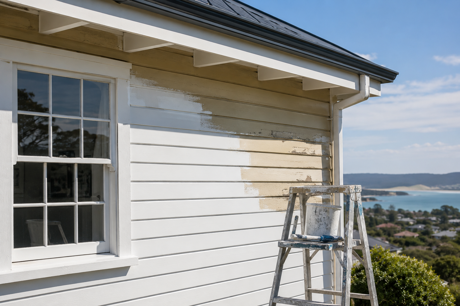 Exterior house painting completed by Drift Cove on the Central Coast